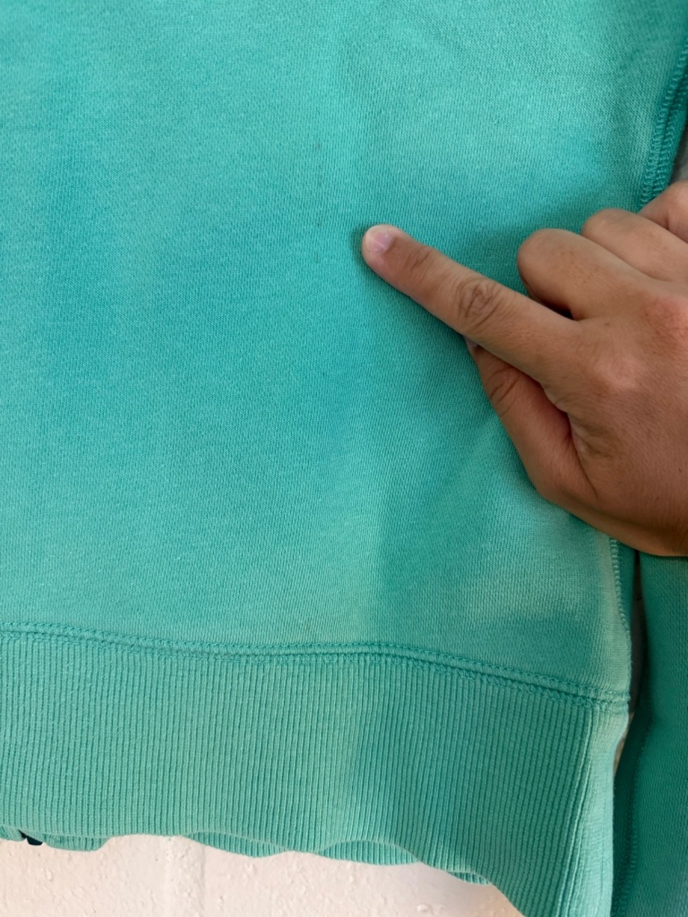 Mountain Hardwear Mint Green Full-Zip Hoodie with Hood - Picture 6 of 9